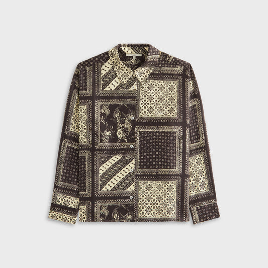 Women Kith Kith Women Siena Batik Block Print Shirt - Incognito