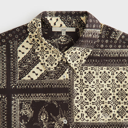Women Kith Kith Women Siena Batik Block Print Shirt - Incognito