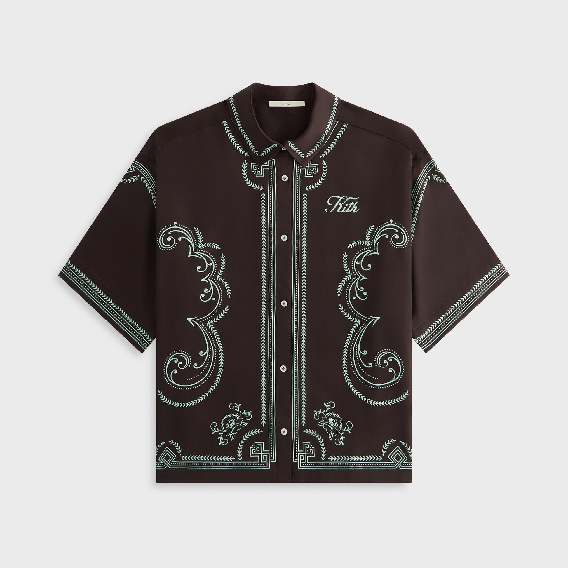 Women Kith Kith Women Mari Medallion Shirt - Incognito