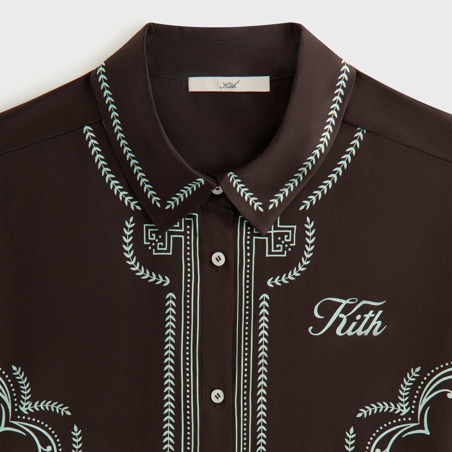 Women Kith Kith Women Mari Medallion Shirt - Incognito
