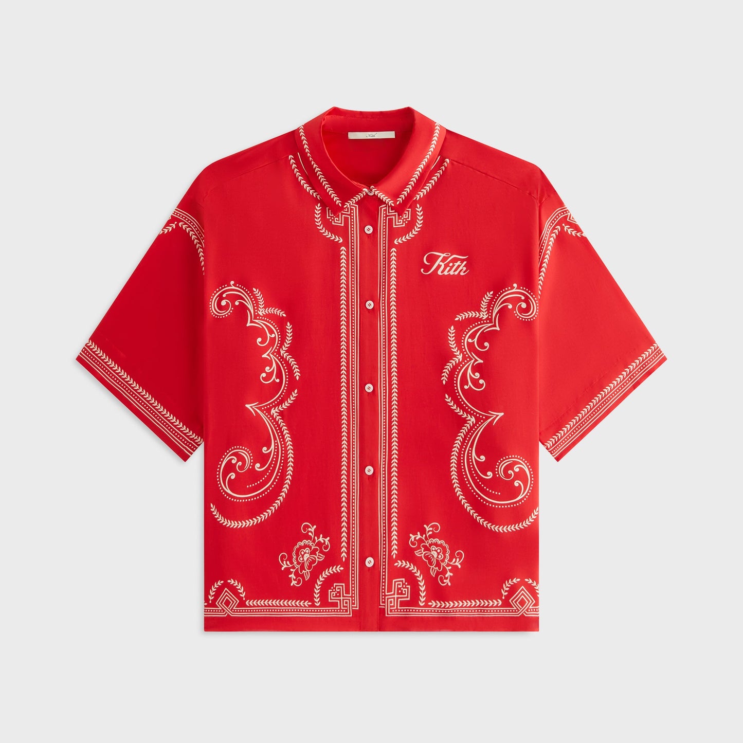 Women Kith Kith Women Mari Medallion Shirt - Fame