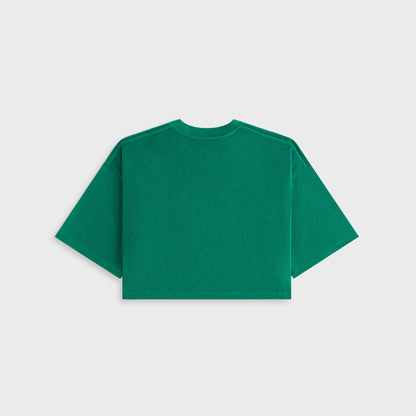 Women Kith Kith Women Min Towel Terry Cropped Tee - Newt
