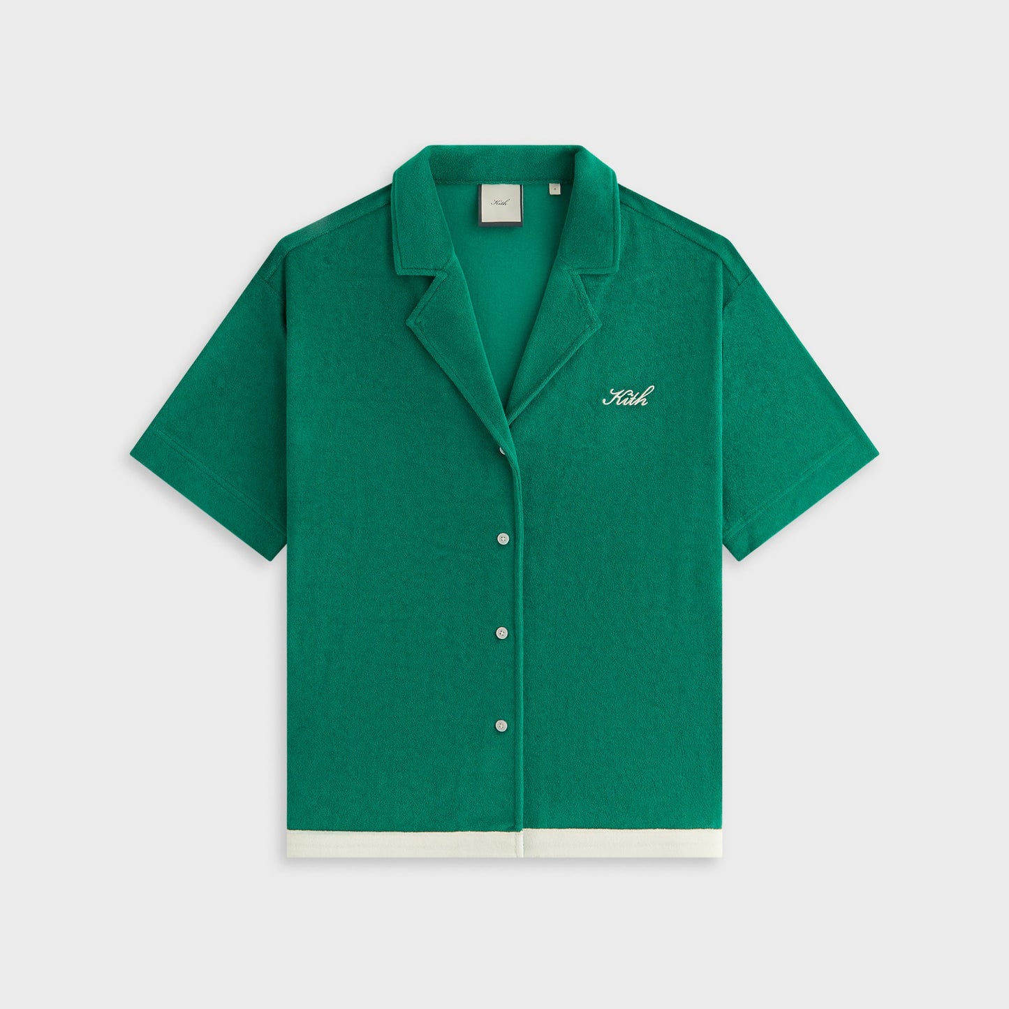 Women Kith Kith Women Elena Towel Terry Shirt - Newt