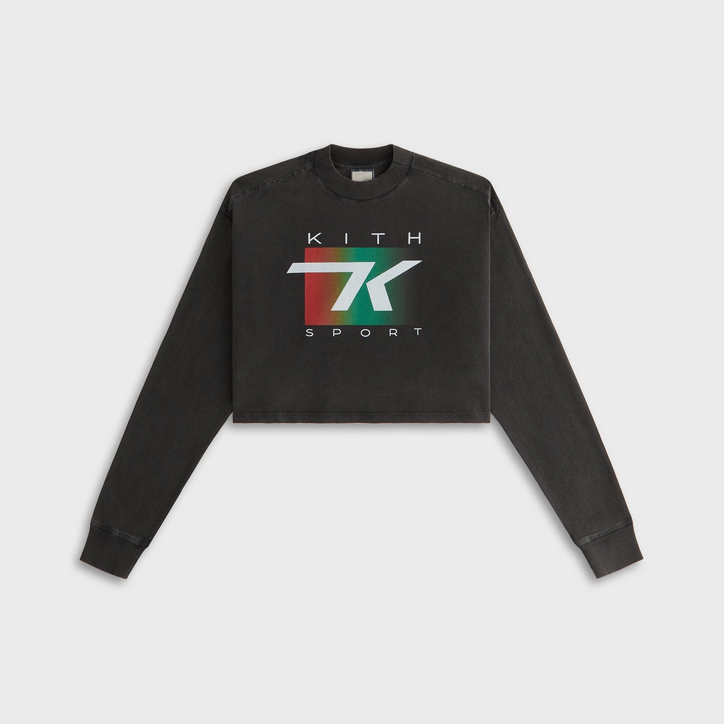 Women Kith Kith Women Jasper Gradient Sport Long Sleeve - Black