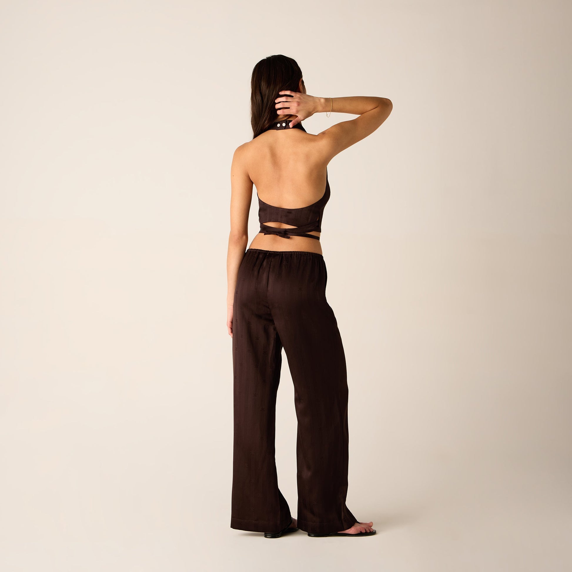 Women Kith Kith Women Michi Crest Satin Pant - Incognito