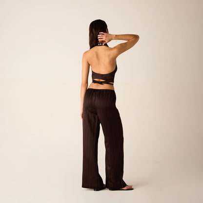 Women Kith Kith Women Michi Crest Satin Pant - Incognito