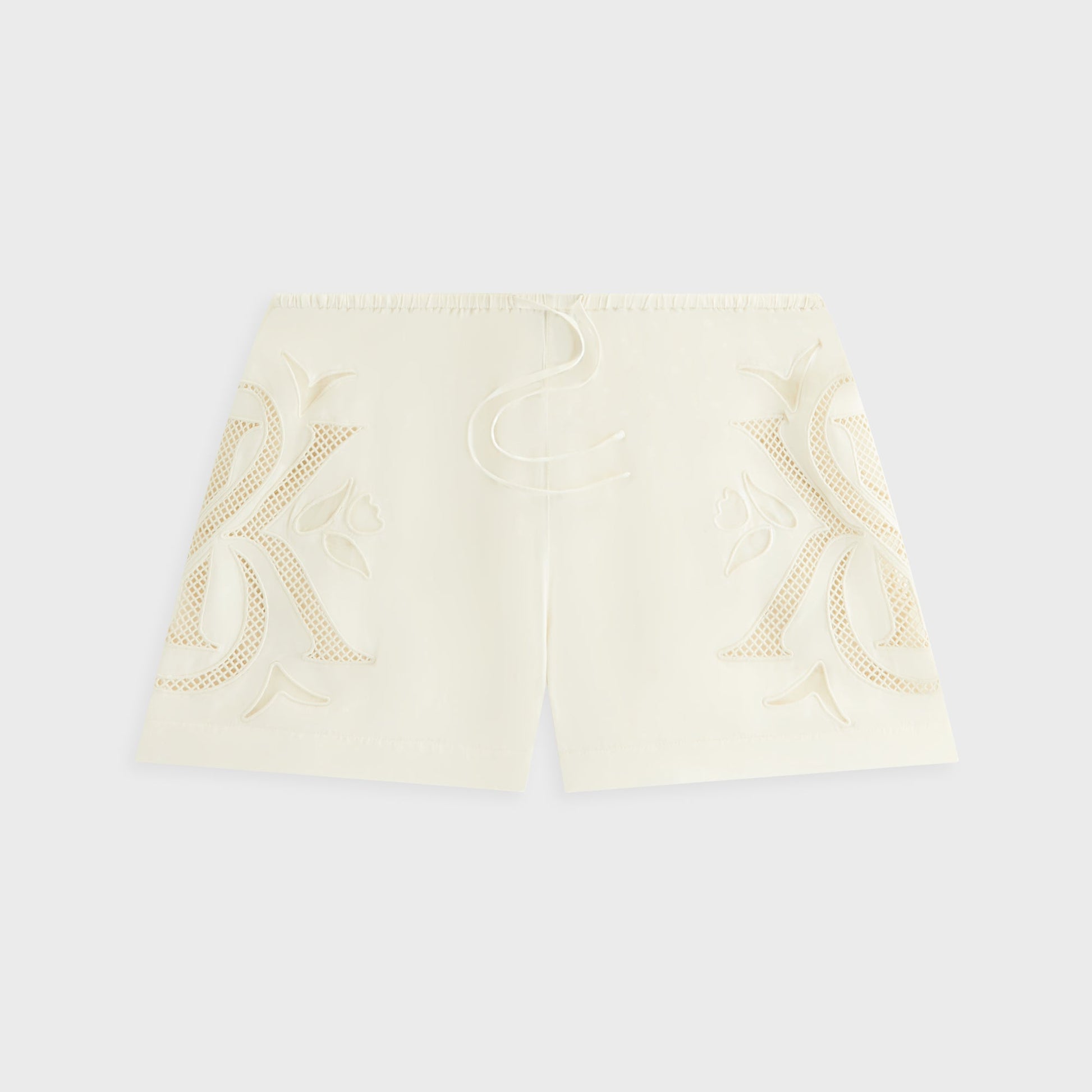 Women Kith Kith Women Thea II Broderie Crest Short - Waffle