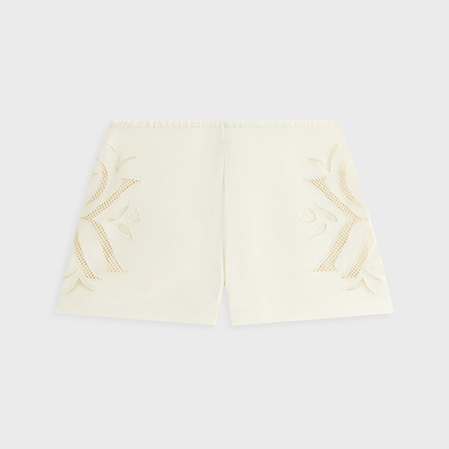 Women Kith Kith Women Thea II Broderie Crest Short - Waffle