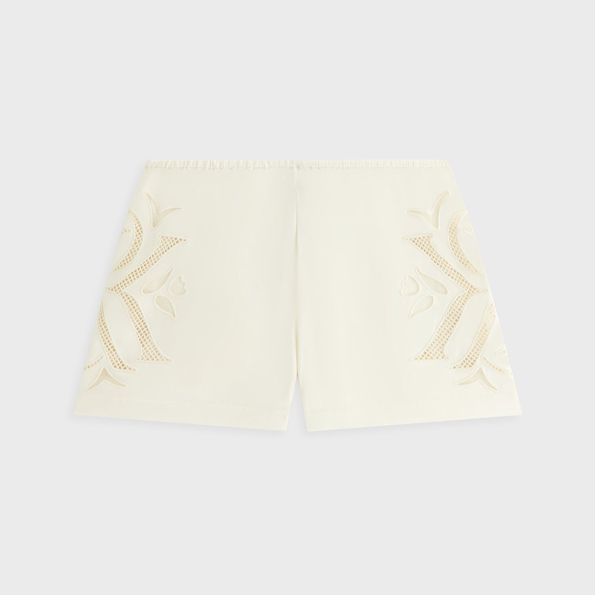 Women Kith Kith Women Thea II Broderie Crest Short - Waffle
