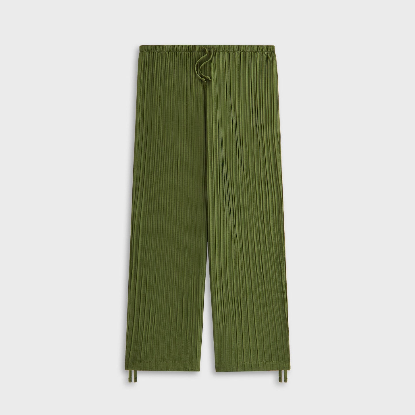 Women Kith Kith Women Kavi II Plisse Drawstring Pant - Kelp