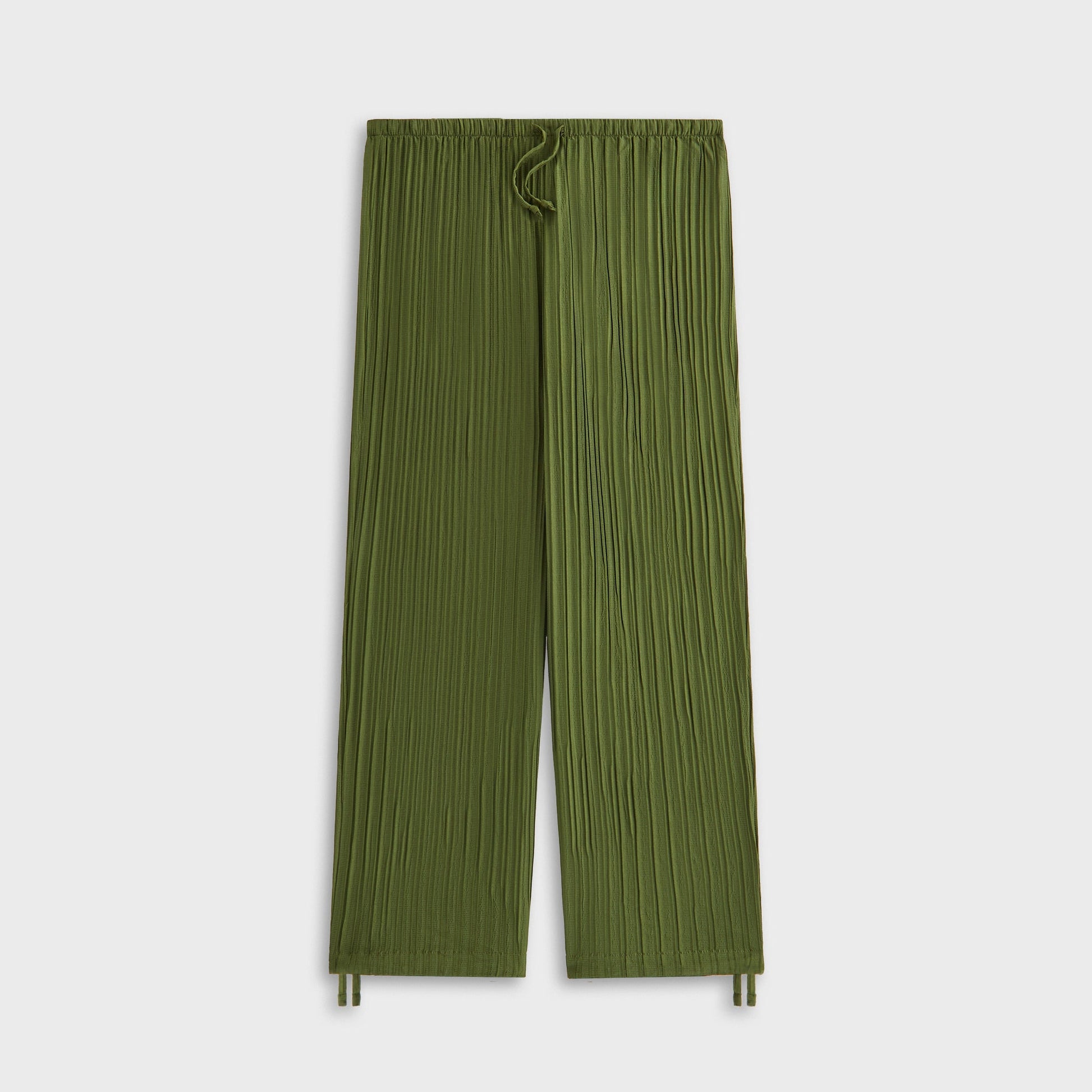 Women Kith Kith Women Kavi II Plisse Drawstring Pant - Kelp