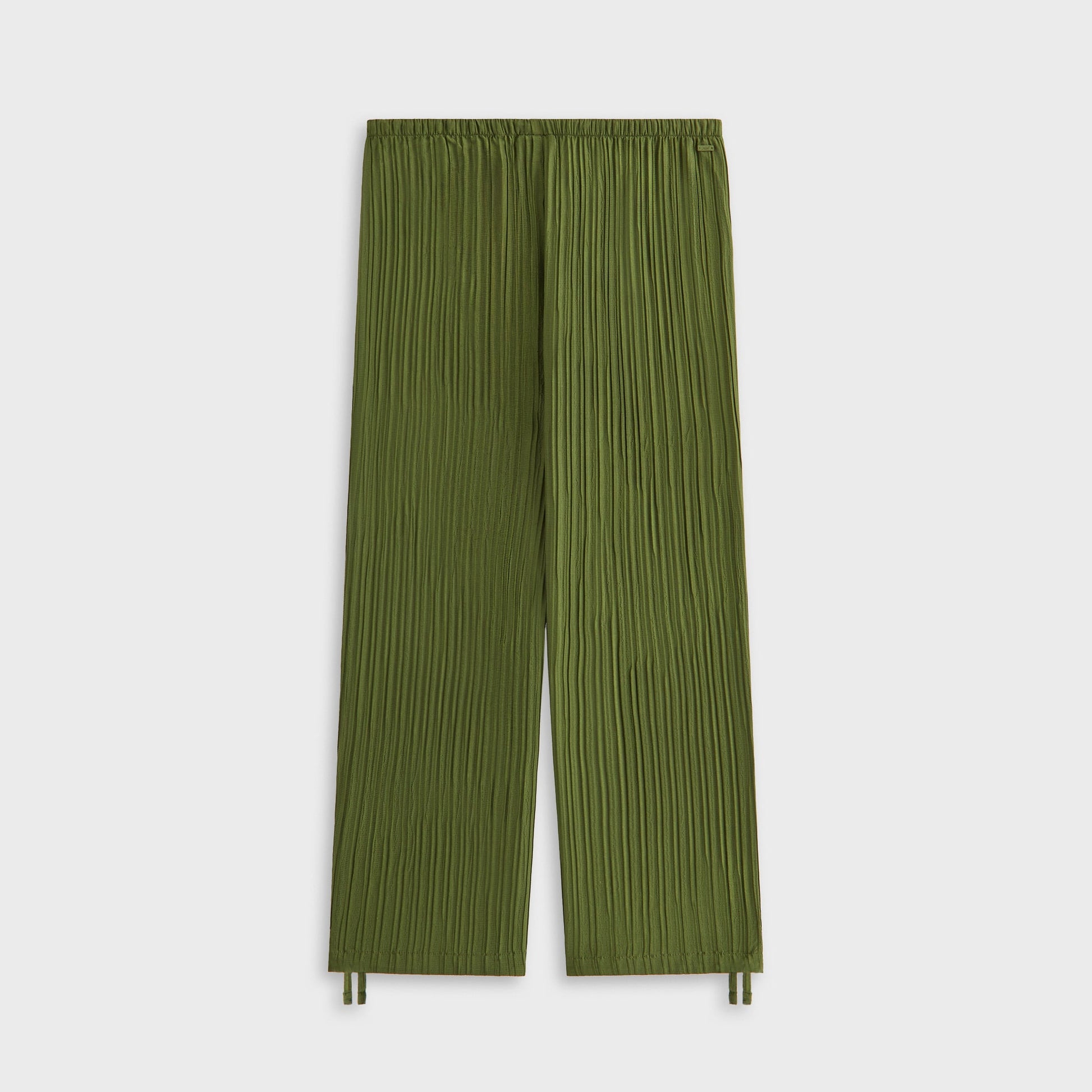 Women Kith Kith Women Kavi II Plisse Drawstring Pant - Kelp