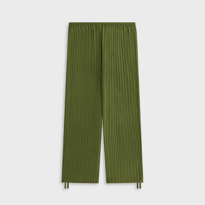 Women Kith Kith Women Kavi II Plisse Drawstring Pant - Kelp