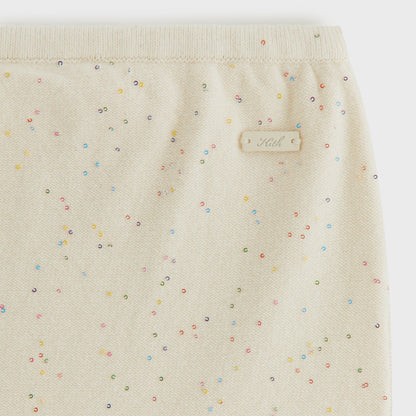 Women Kith Kith Women Bardot Sequined Mini Skort - Sandrift