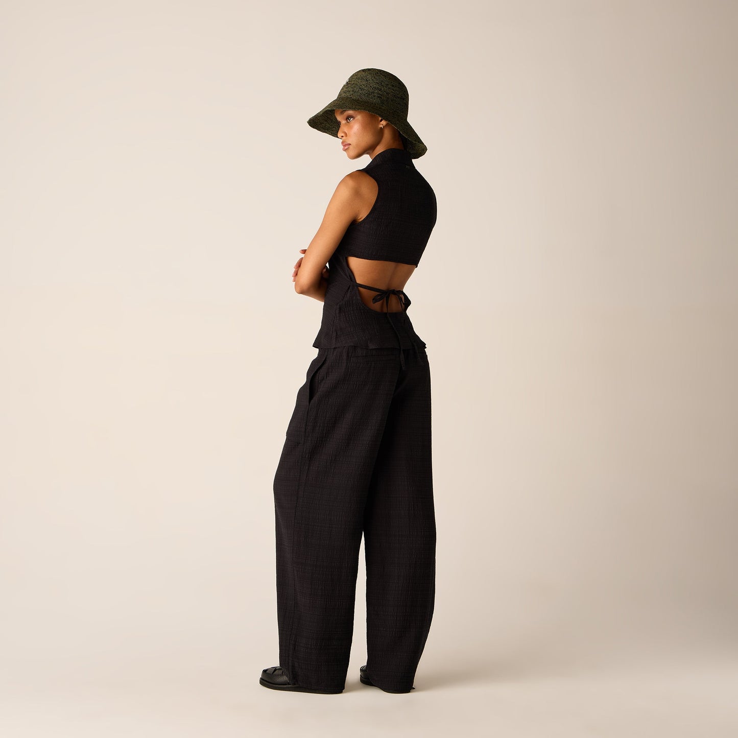 Women Kith Kith Women Doyers II Drawstring Pant - Black