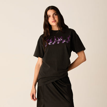 Women Kith Kith Women Vintage Flame Tee - Black