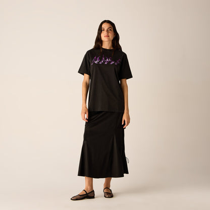 Women Kith Kith Women Vintage Flame Tee - Black
