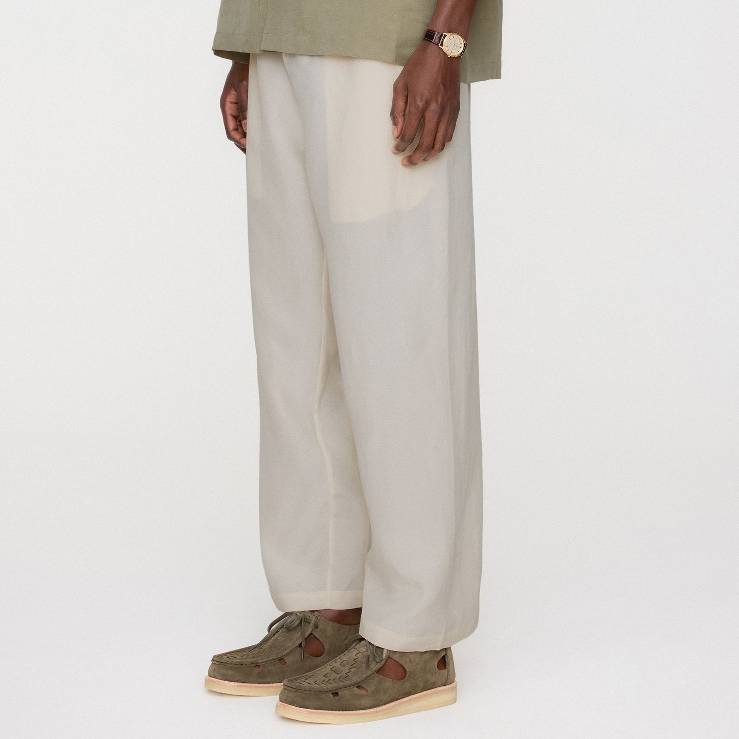 Men Kith Kith Cupro Linen Grayson Pant - Sandrift