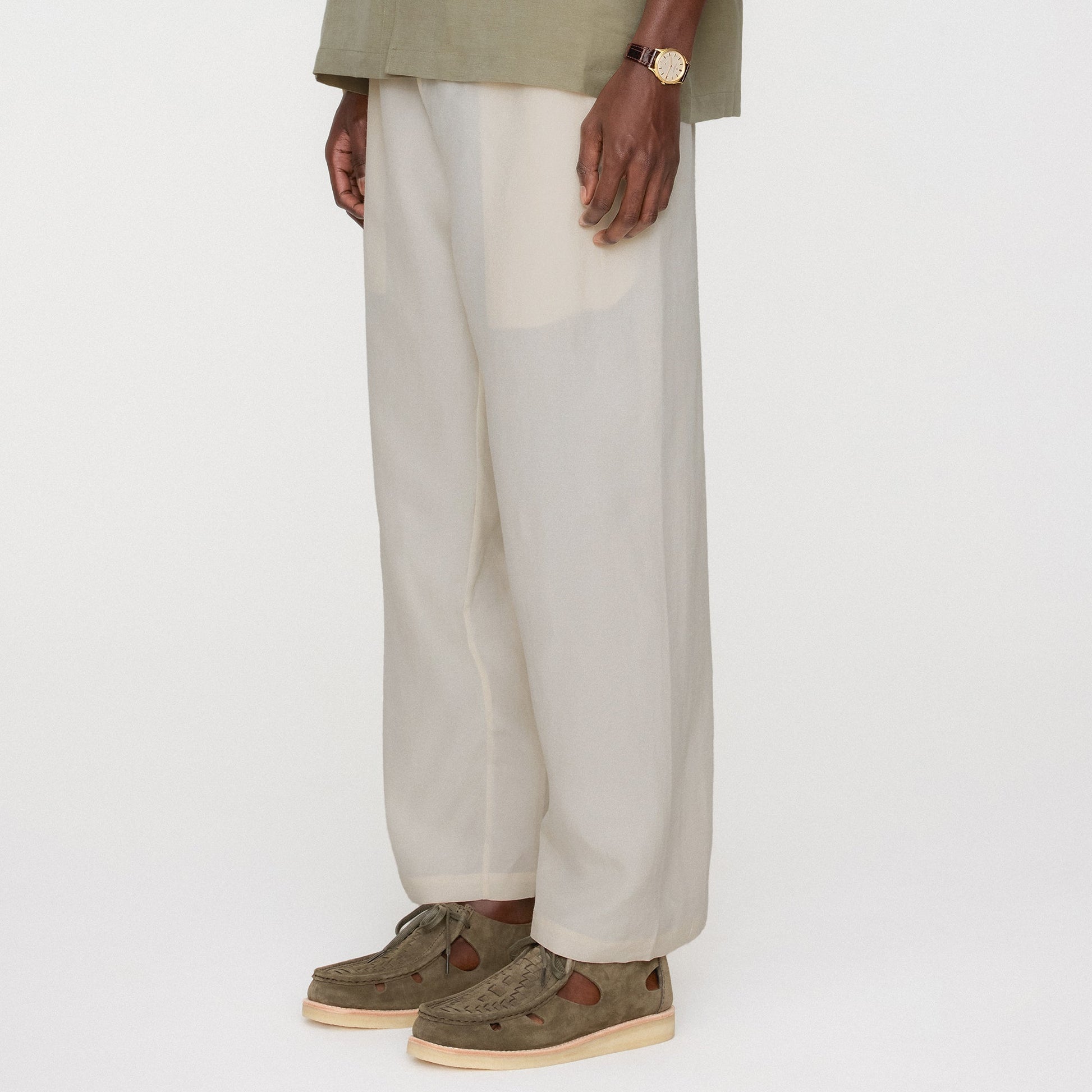 Men Kith Kith Cupro Linen Grayson Pant - Sandrift