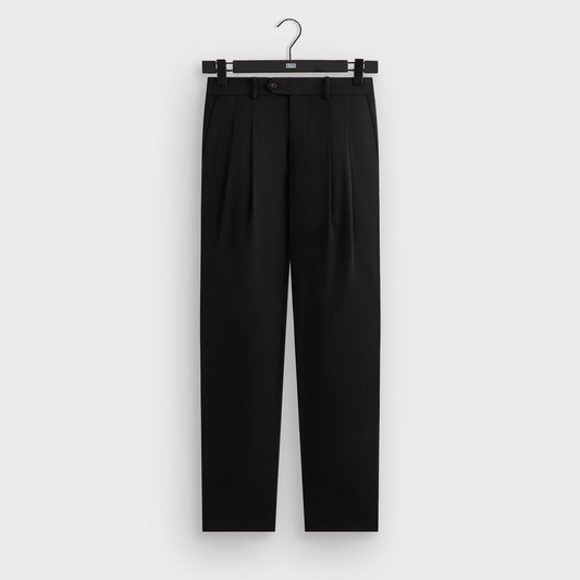 Men Kith &Kin Kylan Pleated Trouser - Black