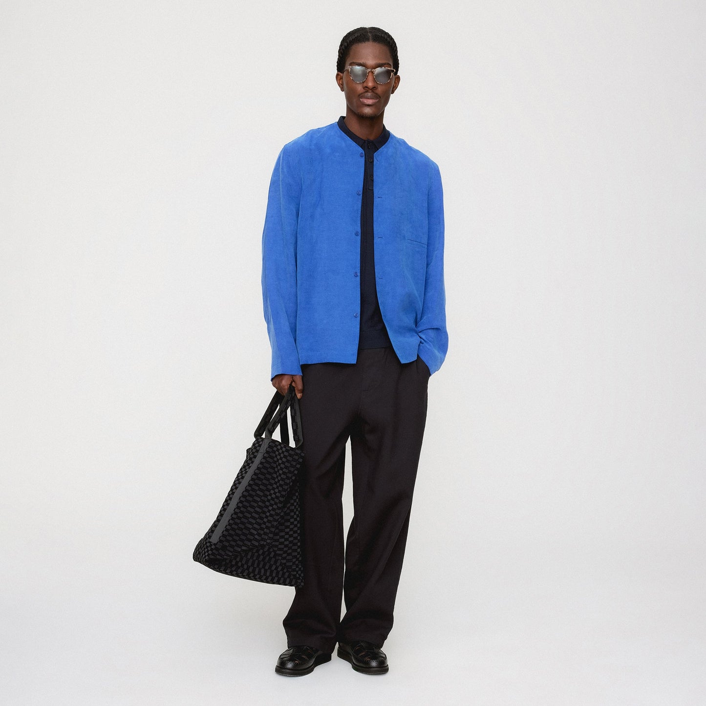 Men Kith Kith Cupro Linen Caelen Shirt - Current