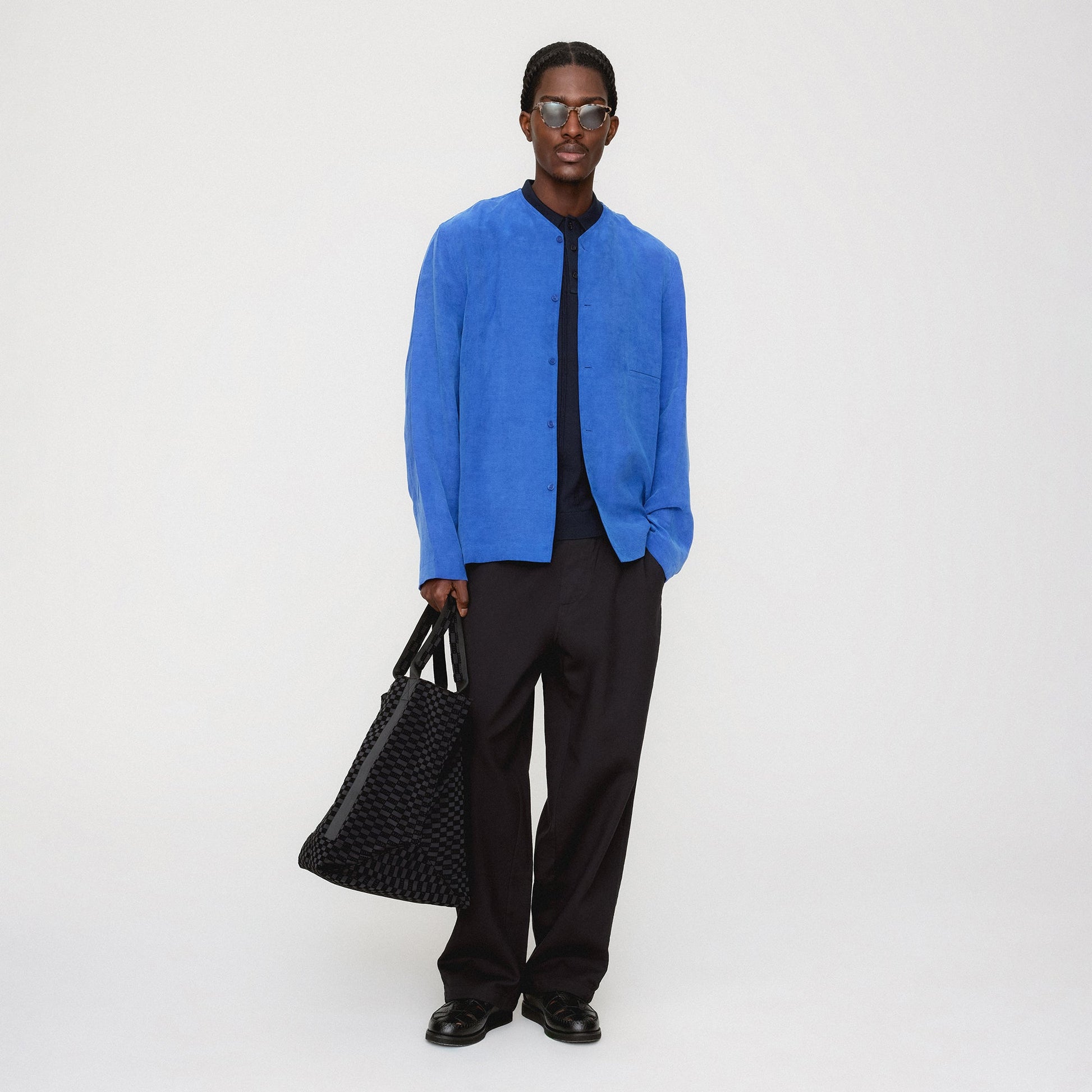 Men Kith Kith Cupro Linen Caelen Shirt - Current