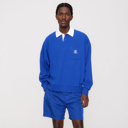 Men Kith Kith Garment Washed Nylon Active Swim Short - Current