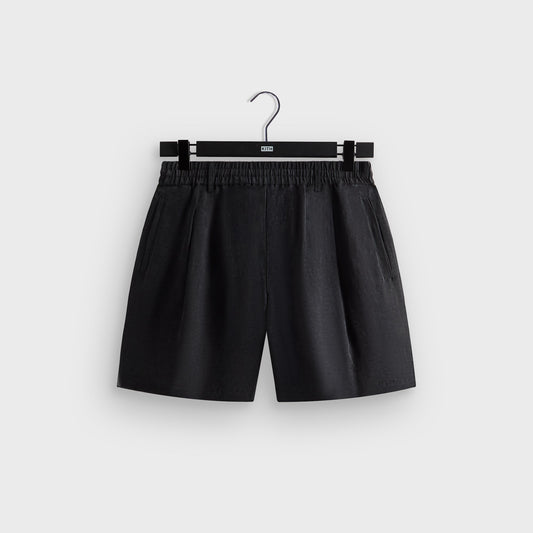 Men Kith Kith Cupro Linen Jude Short - Black