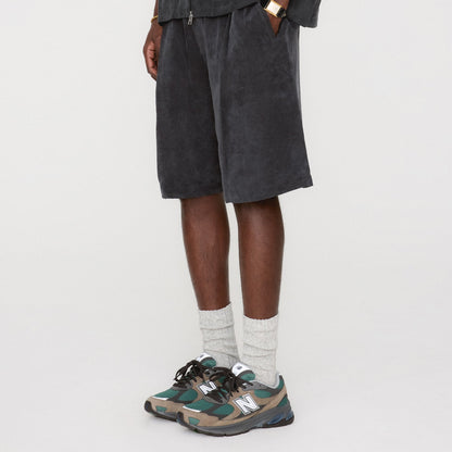 Men Kith Kith Cupro Linen Jude Short - Black