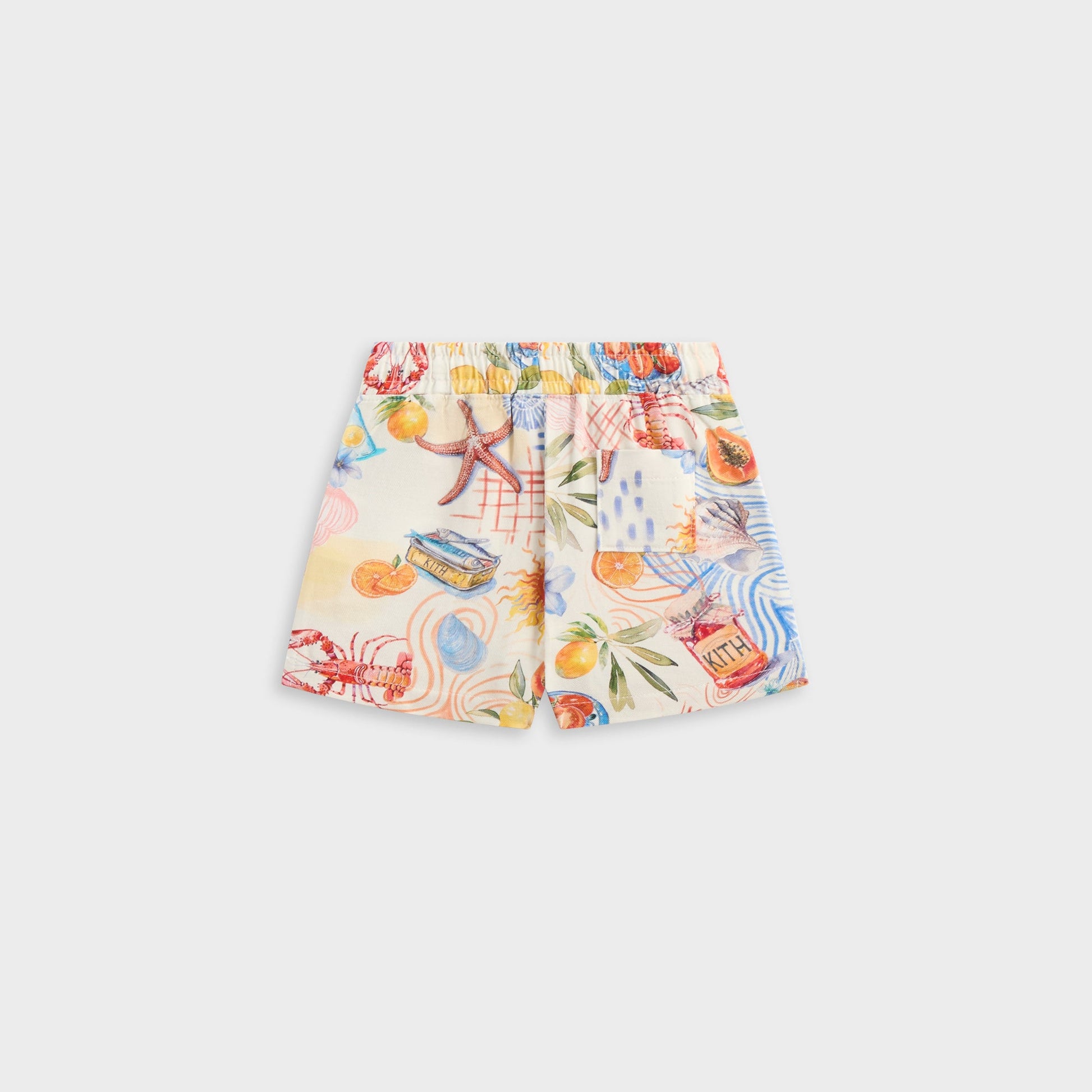 Kids Kith Kith Baby Summer Picnic Thompson Camp Short - Sandrift