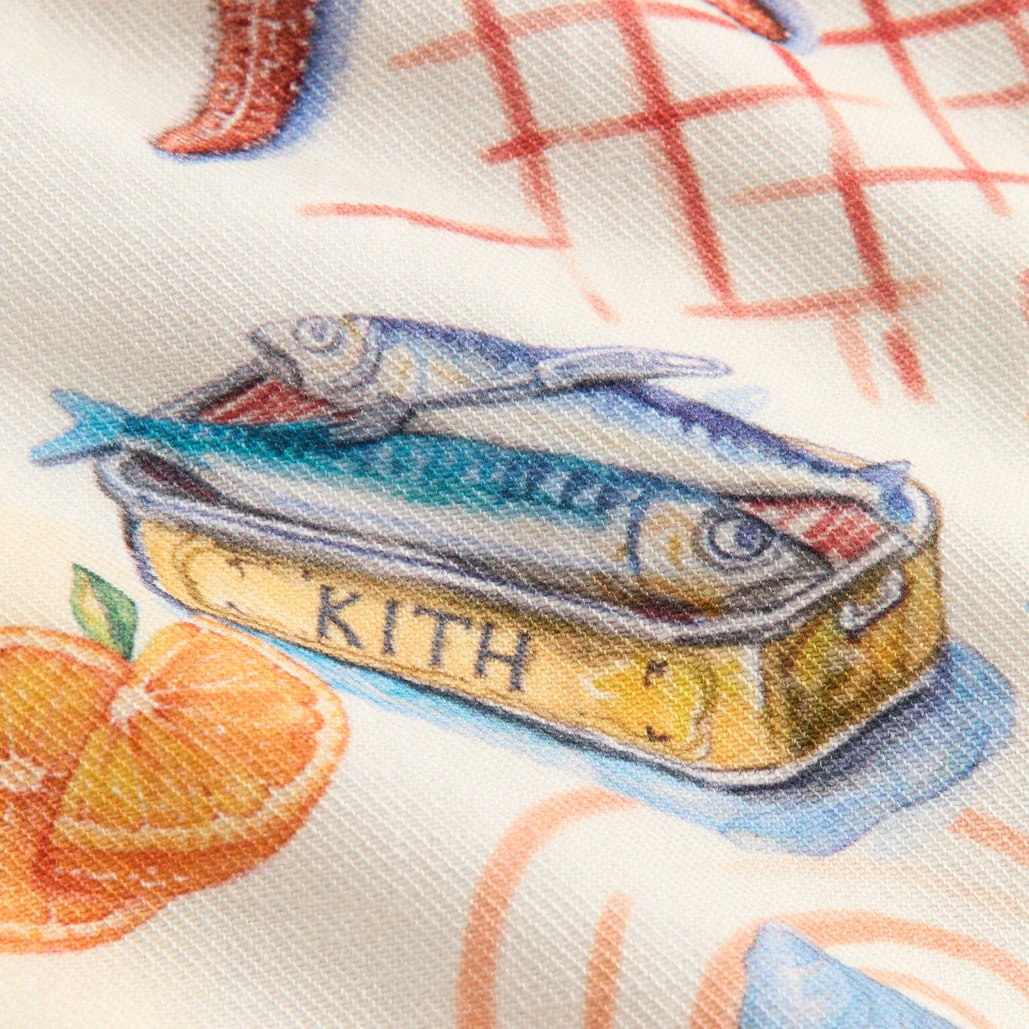 Kids Kith Kith Baby Summer Picnic Thompson Camp Short - Sandrift