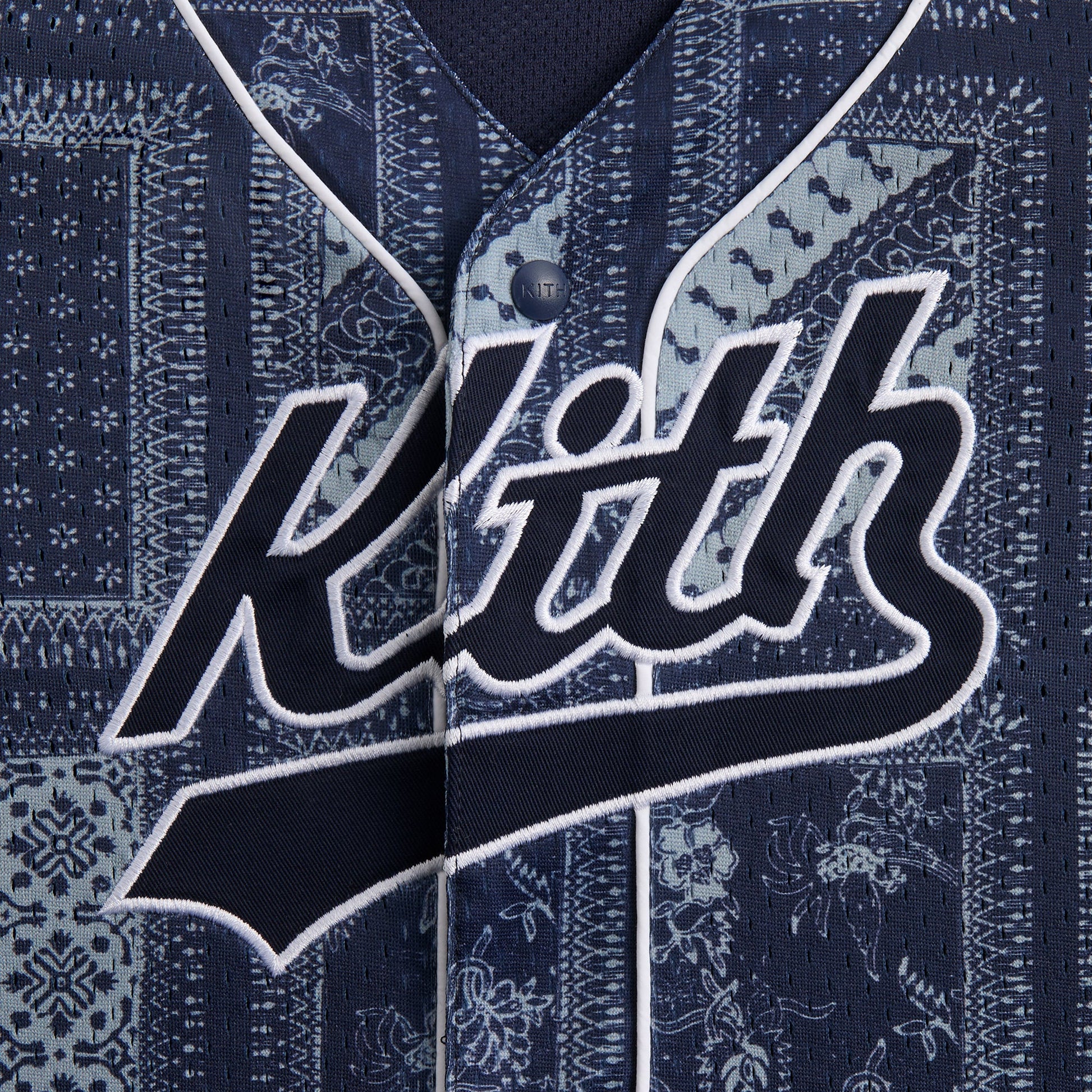 Kids Kith Kith Kids Baseball Mesh Shirt - Vista