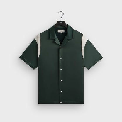 Men Kith &Kin Washed Satin Landon Souvenir Shirt - Stadium