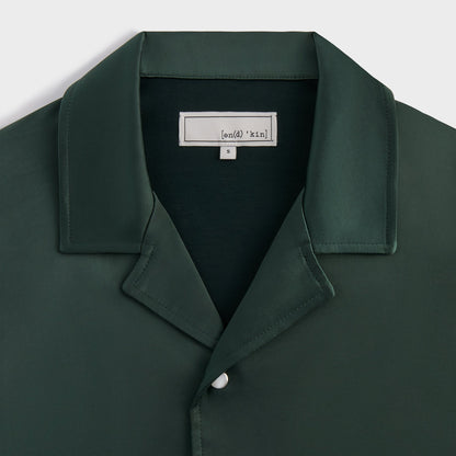 Men Kith &Kin Washed Satin Landon Souvenir Shirt - Stadium
