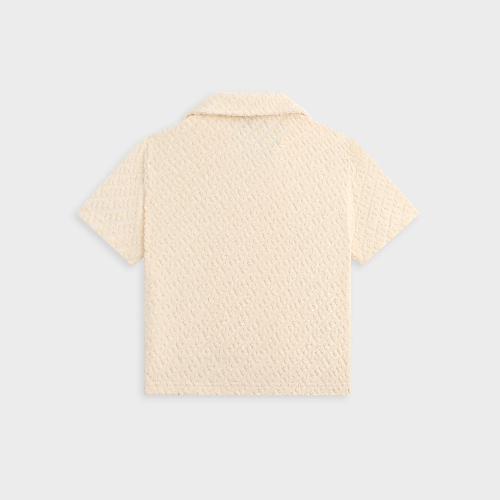 Kids Kith Kith Kids Monogram Terry Camp Shirt - Silk