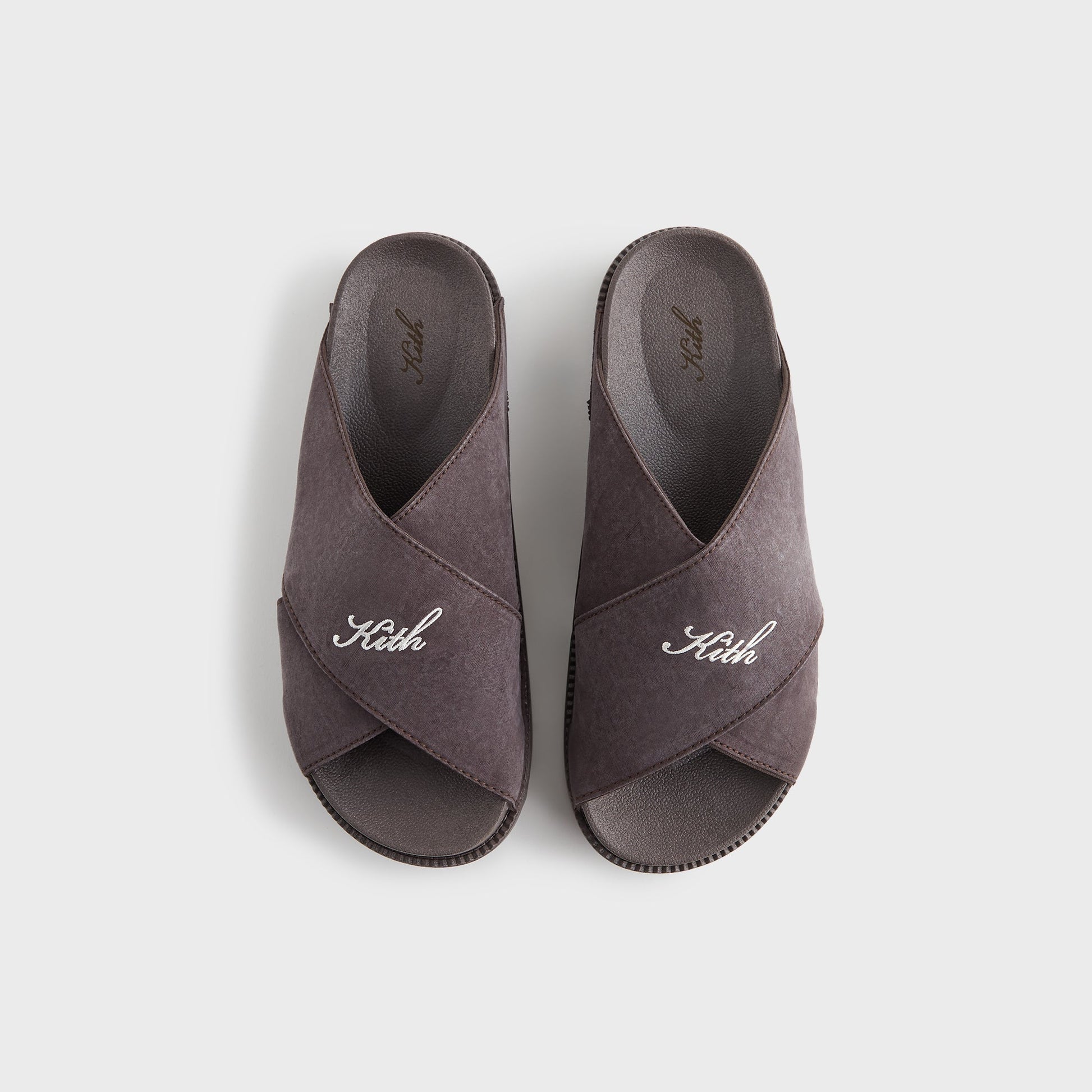 Women Kith Kith Women Criss Cross Slides - Incognito