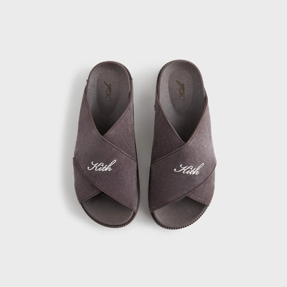Women Kith Kith Women Criss Cross Slides - Incognito