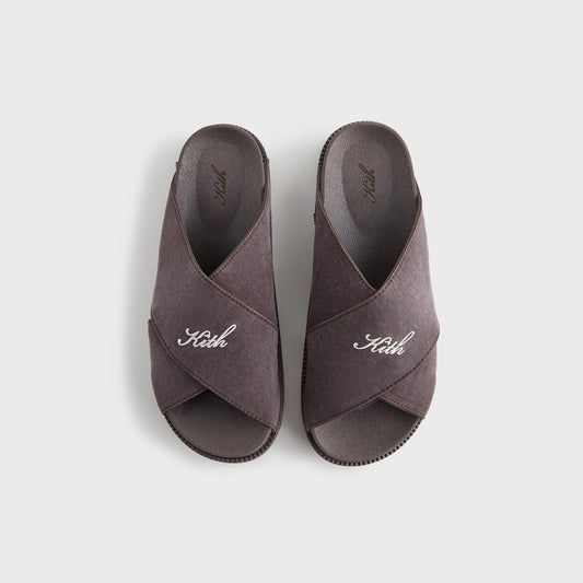 Women Kith Kith Women Criss Cross Slides - Incognito