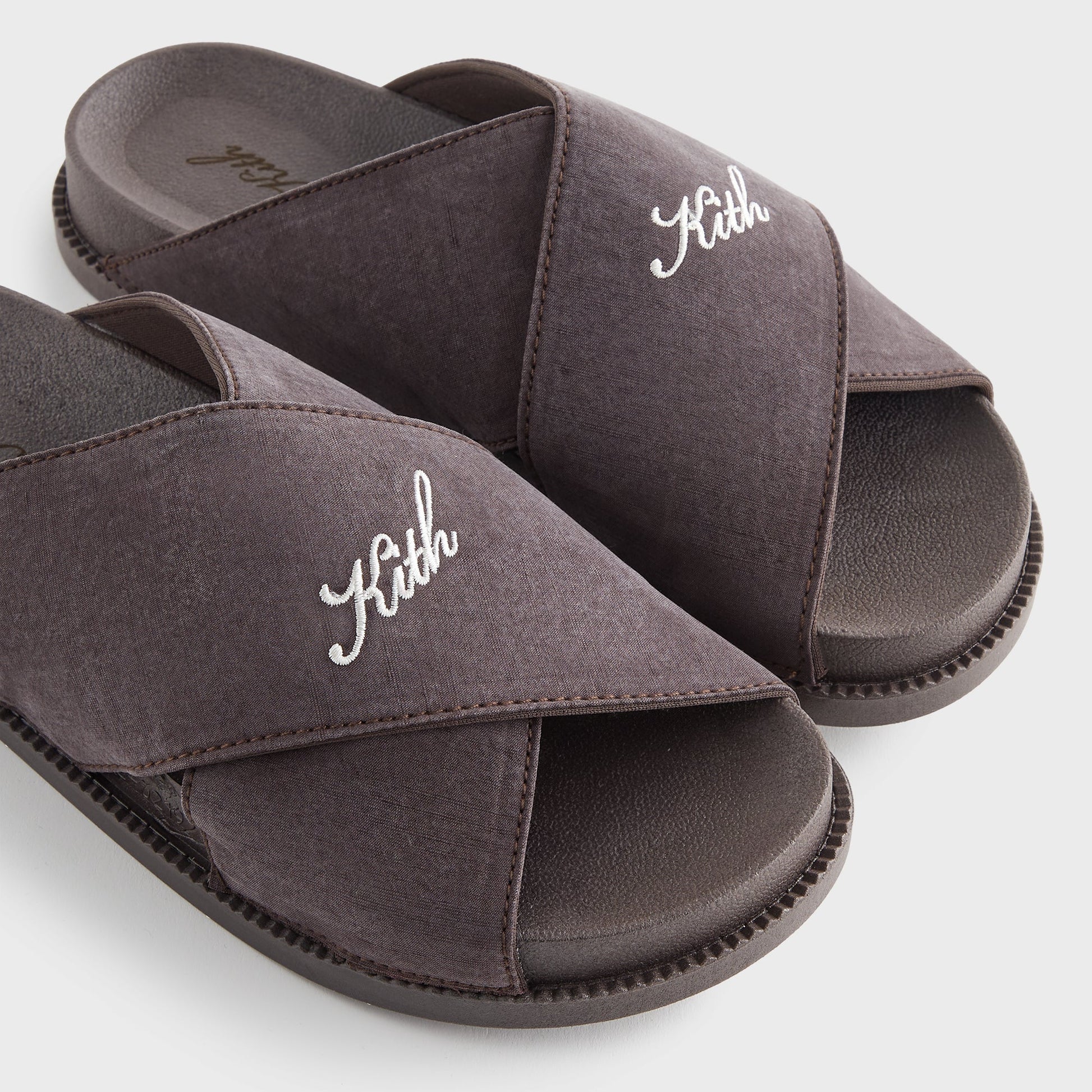 Women Kith Kith Women Criss Cross Slides - Incognito