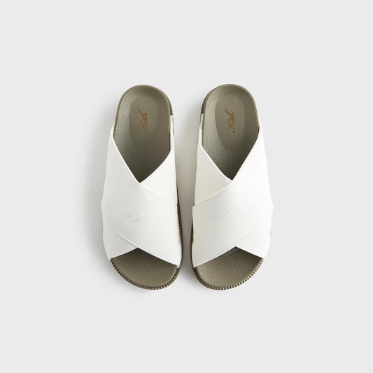 Women Kith Kith Women Criss Cross Slides - Silk