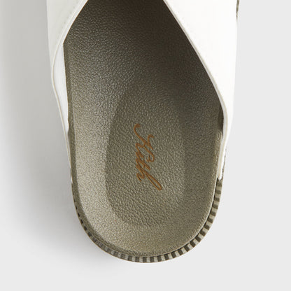 Women Kith Kith Women Criss Cross Slides - Silk