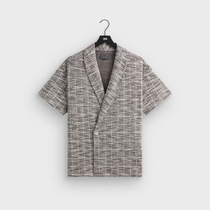 Men Kith Kith Tweed Short Sleeve Thompson Crossover Shirt - Kindling