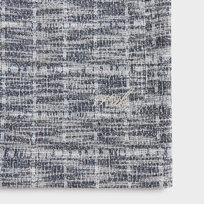 Men|Kids Kith Kith Tweed Long Sleeve Boxy Collared Overshirt - Nocturnal