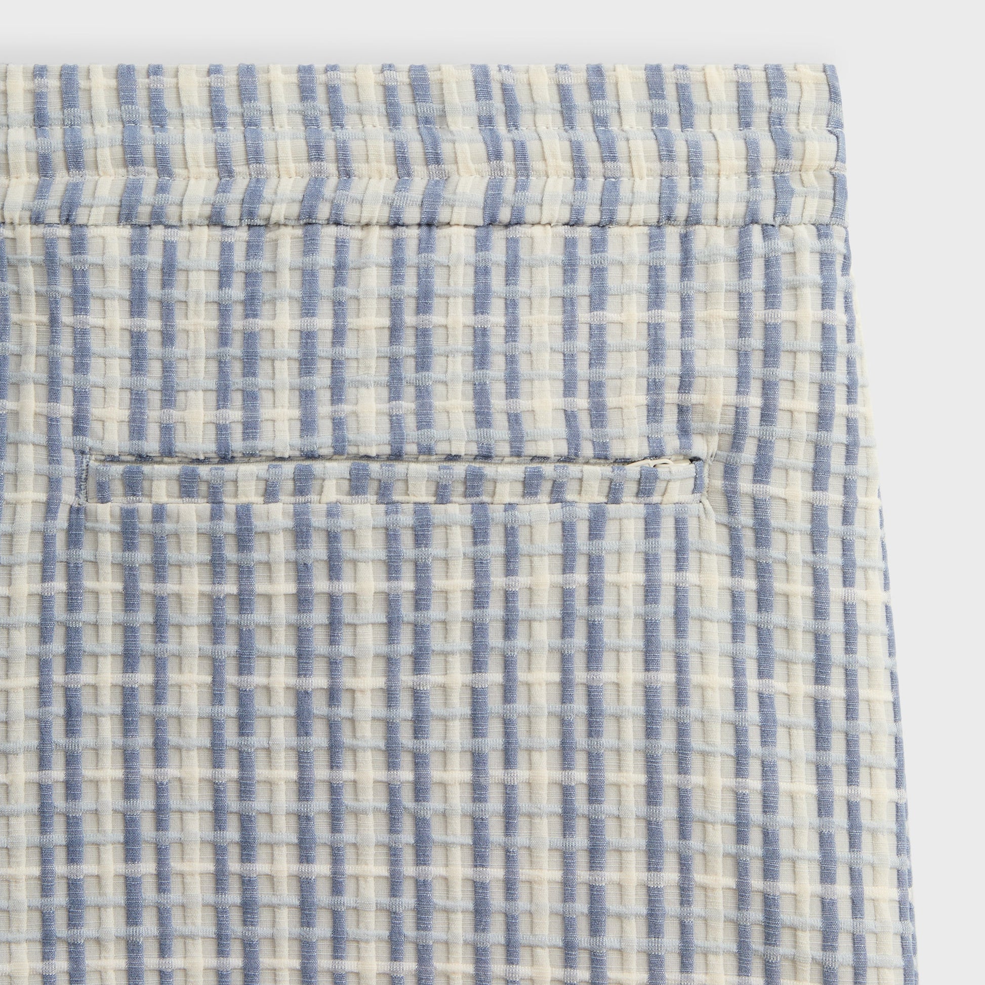 Men Kith Kith Bubble Check Active Short - Light Indigo
