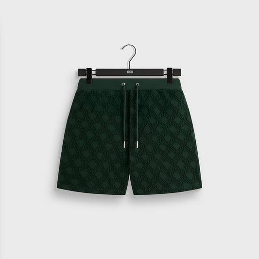 Men Kith Kith Crest Monogram Terry Graham Short - Stadium