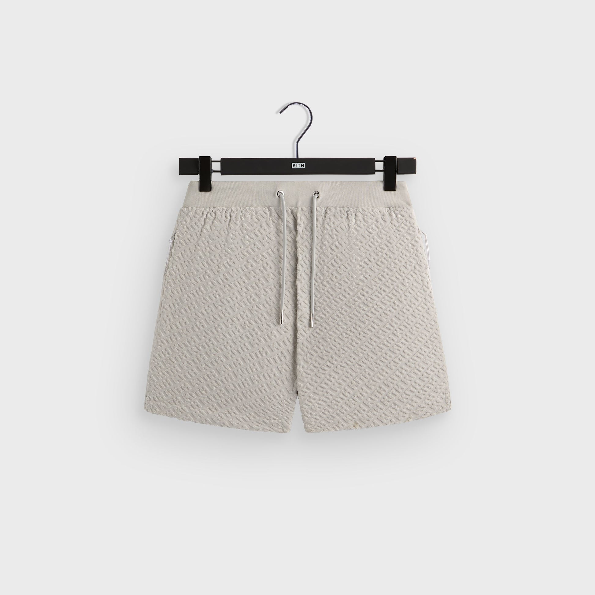 Men Kith Kith Monogram Terry Graham Short - Concrete