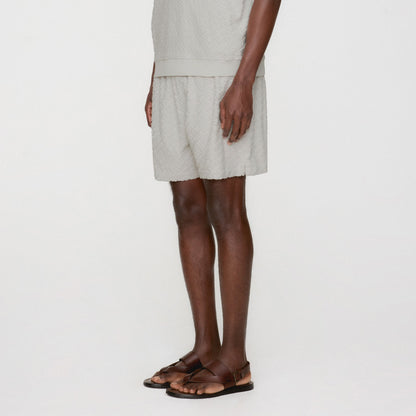 Men Kith Kith Monogram Terry Graham Short - Concrete