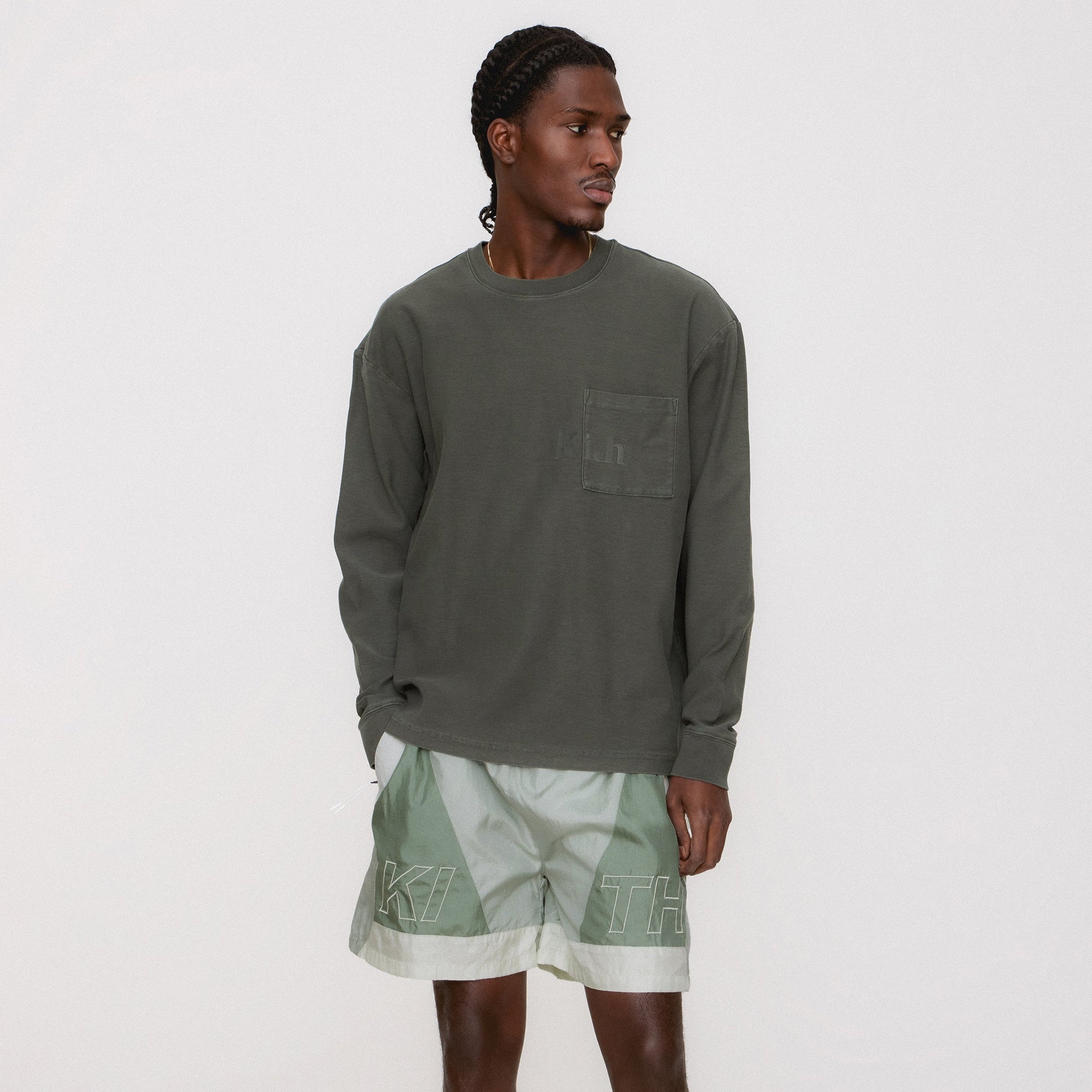 Men Kith Kith Long Sleeve Quinn Tee - Machine