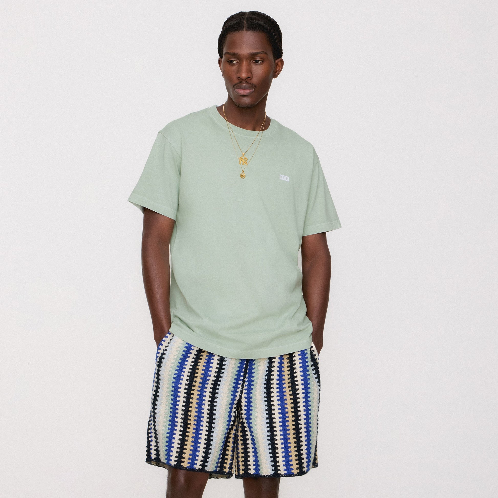 Men Kith Kith LAX Tee - Brine