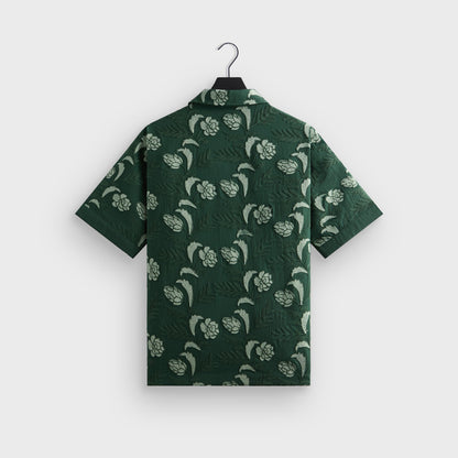 Men Kith Kith Embroidered Floral Woodpoint Shirt - Vitality